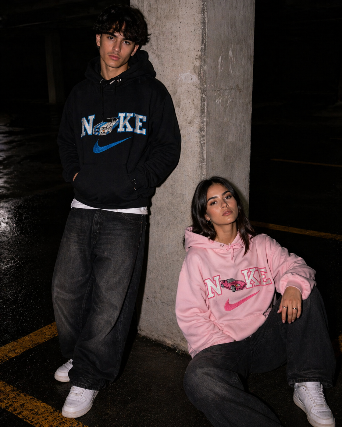 Custom JDM Racing Couple Hoodie
