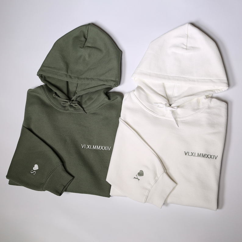 Custom Roman Numeral Anniversary Hoodie