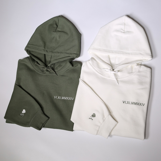 Custom Roman Numeral Anniversary Hoodie