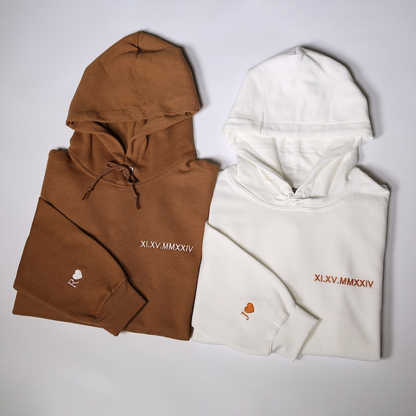 Custom Roman Numeral Anniversary Hoodie